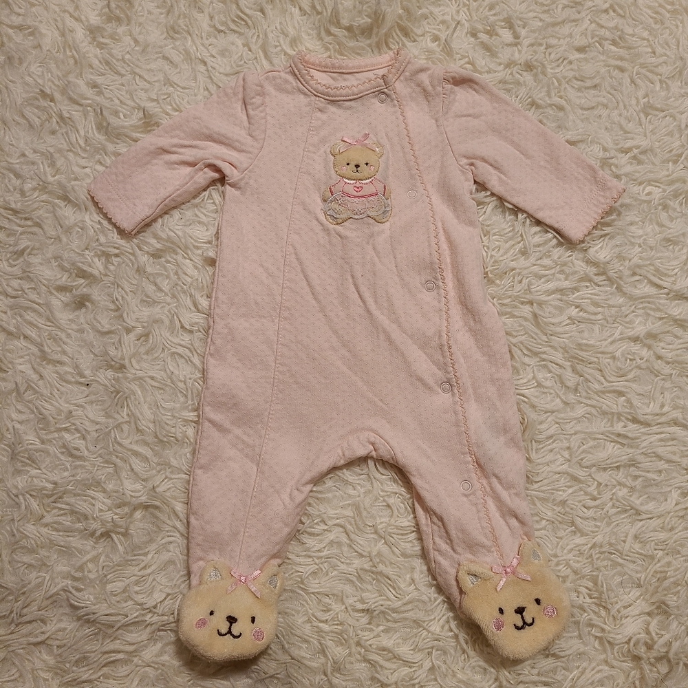 Little Me NB Footed Pajama